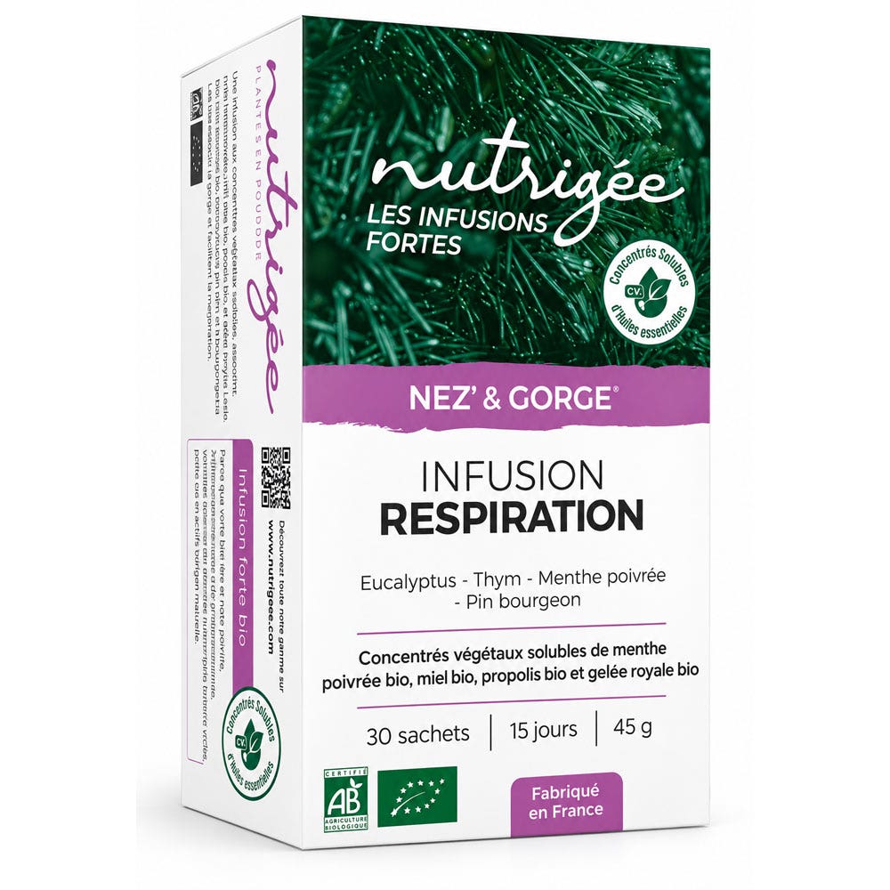 Nutrigée Organic respiratory infusion 30 sachets