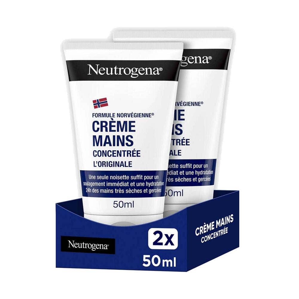 Neutrogena Concentrated moisturising hand cream for dry skin 2 x 50 ml