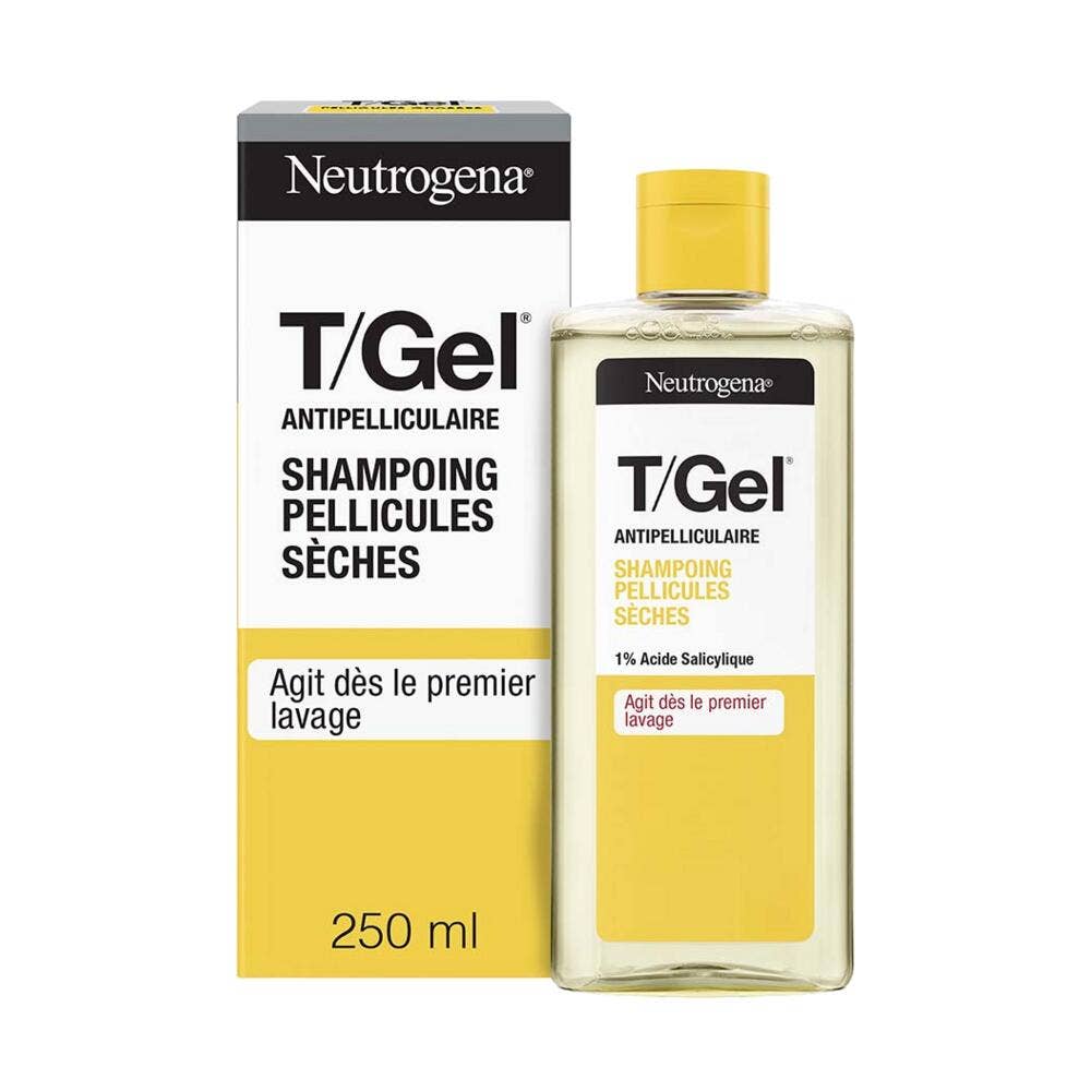Neutrogena T/Gel Anti Dandruff Shampoo Dry Dandruff T/gel Pellicules Seches 250ml