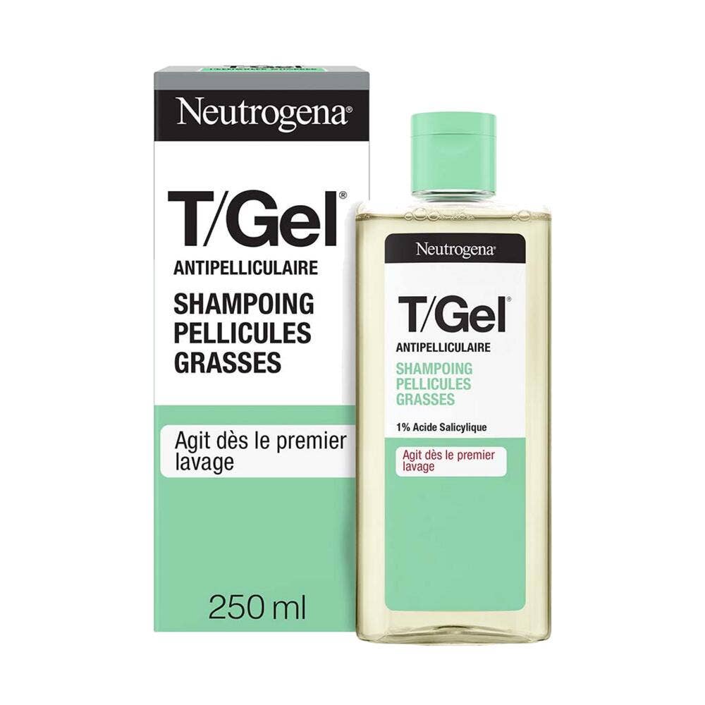 Neutrogena T/Gel Anti Dandruff Shampoo Dry Dandruff T/gel Pellicules Grasses 250ml