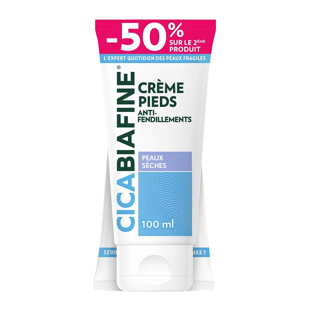Cicabiafine Anti-Cracking Dry Feet Cream 2x100ml