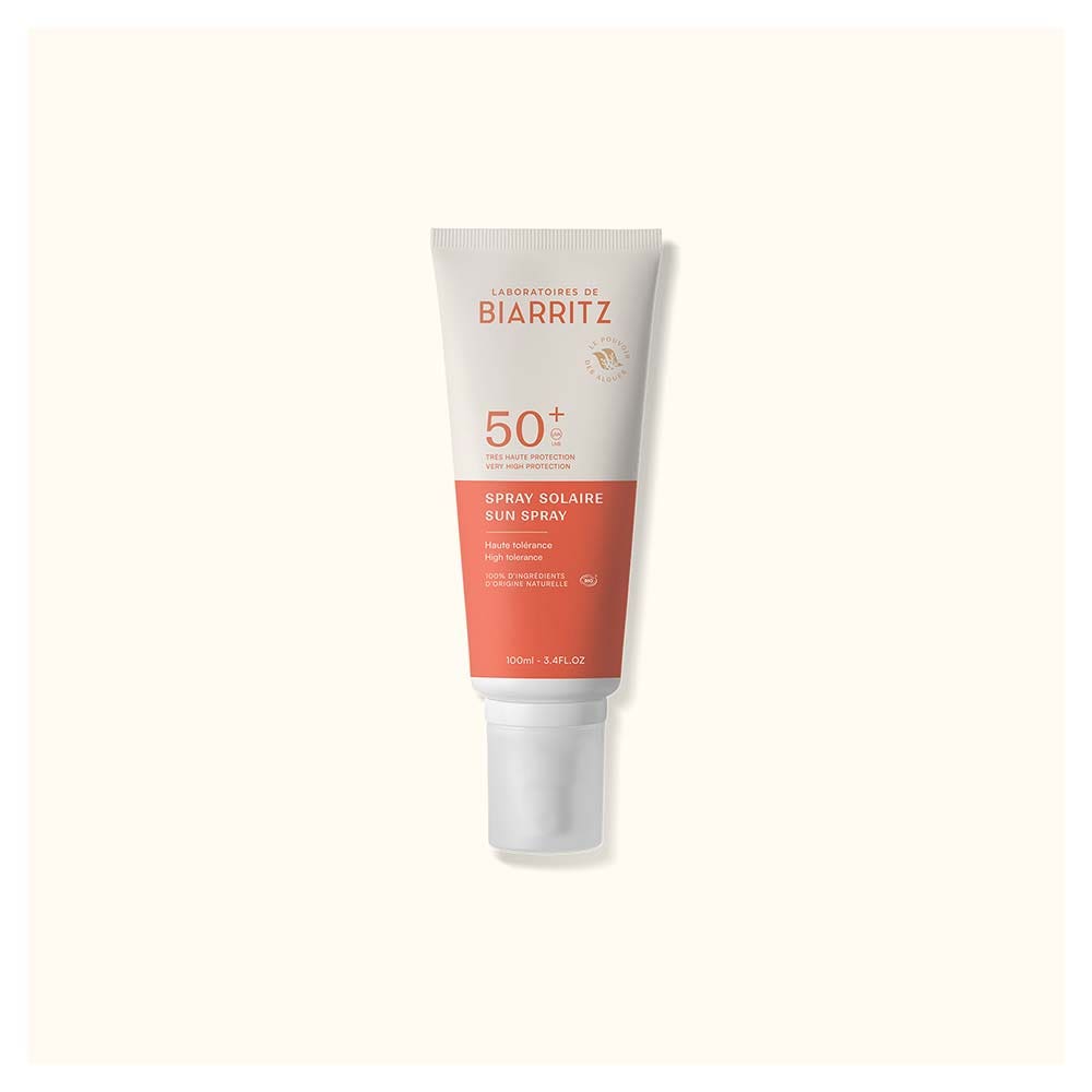Laboratoires De Biarritz Sun care Family SPF50+ organic sun spray Très haute protection naturelle 100 ml