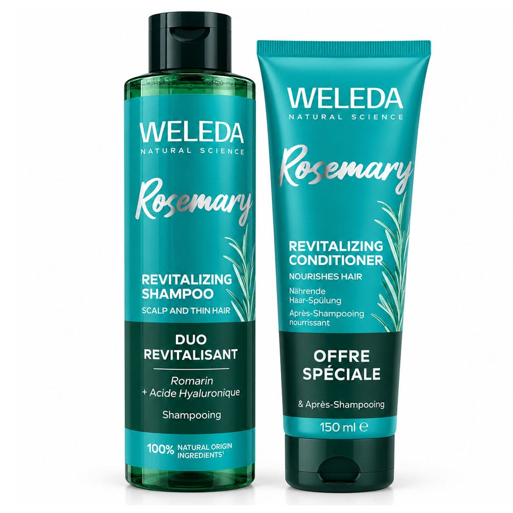 Weleda Rosemary Revitalising shampoo with hyaluronic acid