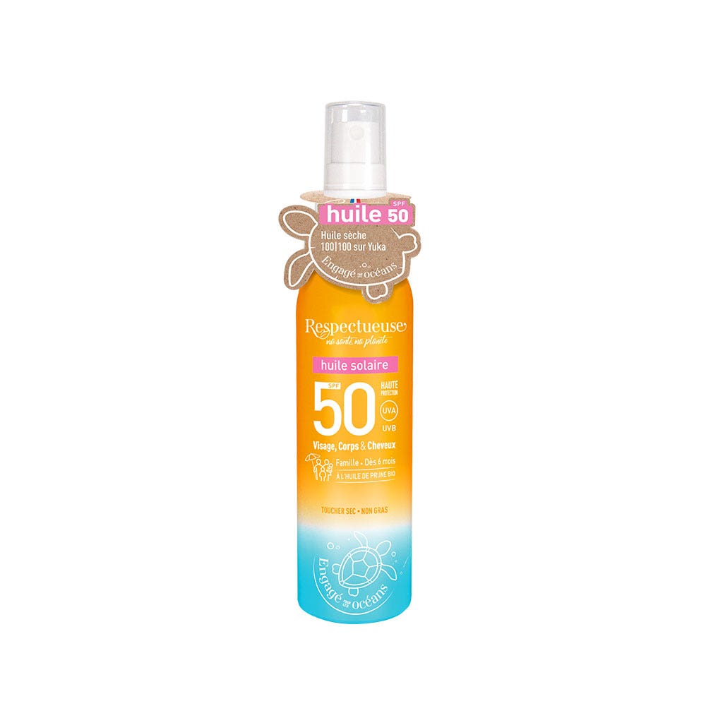 Respectueuse Sun protection oil SPF50 100 ml