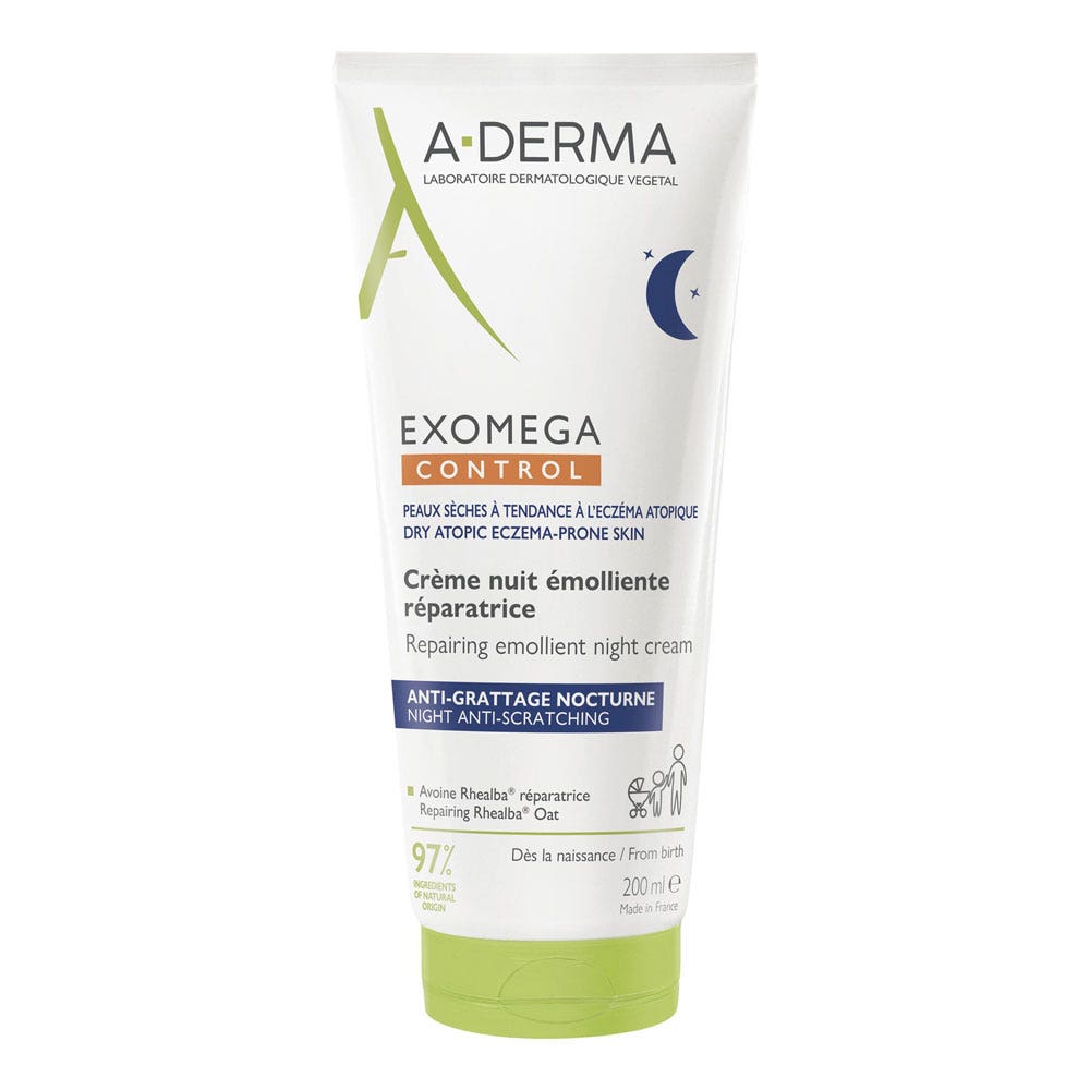 A-Derma Exomega Control Repairing Night Cream 200 ml