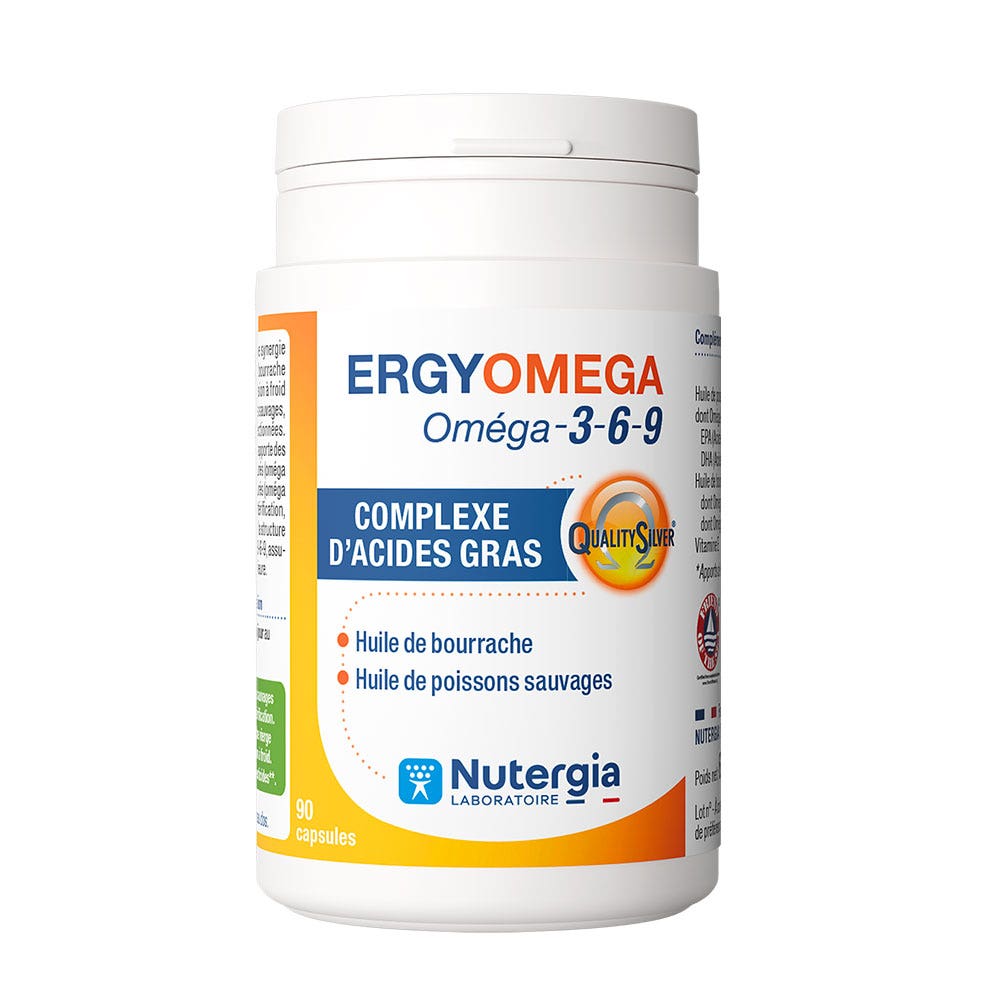 Nutergia Ergyoméga Omega 3-6-9 90 capsules