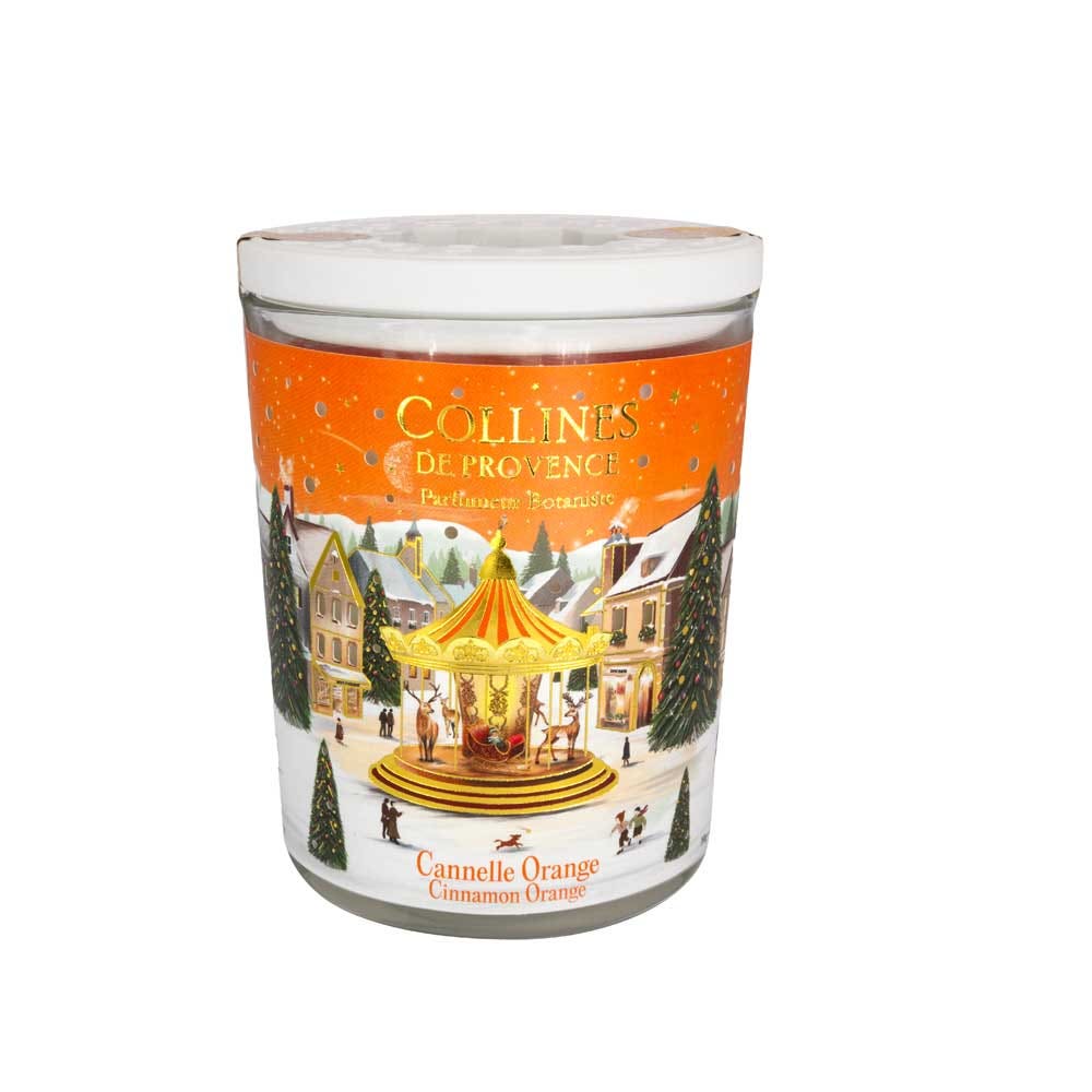 Les Collines de Provence Limited Edition Scented Candle cinnamon orange 180 g