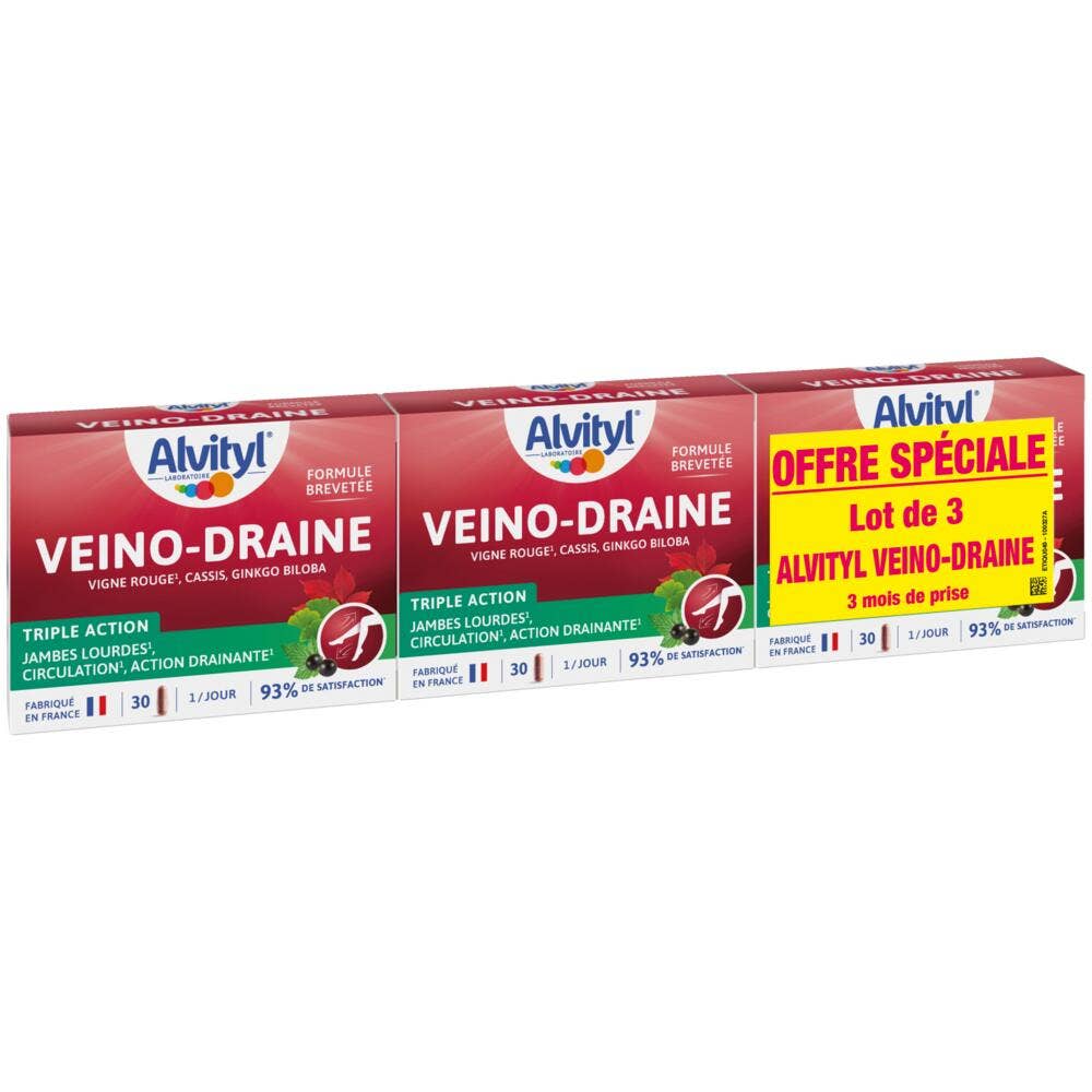 Alvityl Veino-Draine 3x30 capsules