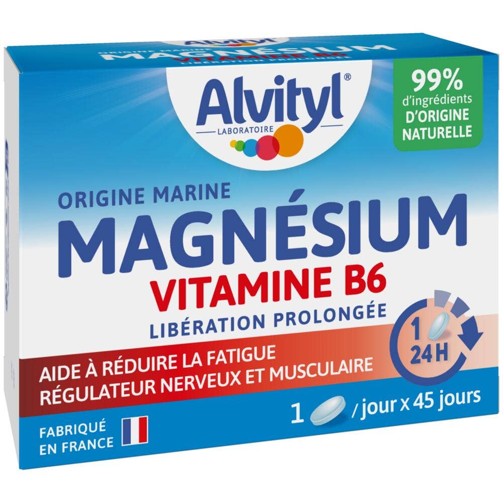 Alvityl Magnesium Vitamin B6 45 Tablets 45 Comprimes