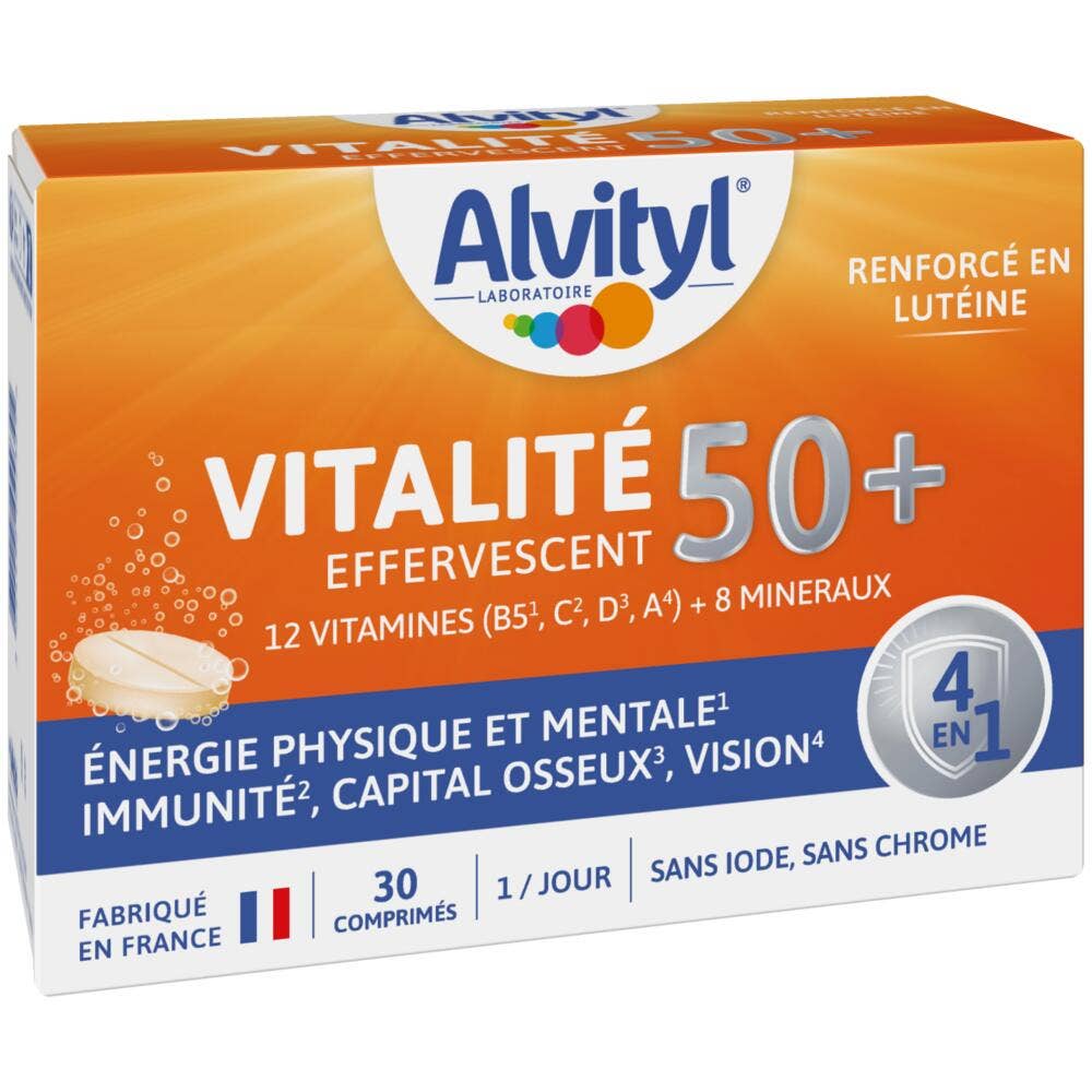 Alvityl Vitality 50+ 30 effervescent tablets