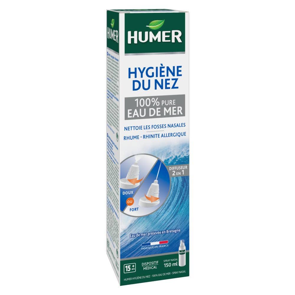 Humer Isotonic seawater nasal hygiene for adults 150 ml