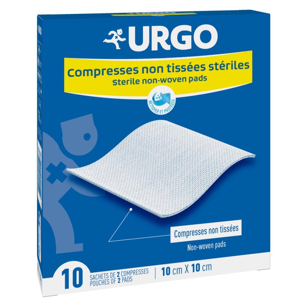 Urgo Non-Woven Sterile Bandages 10cmx10cm Box of 10