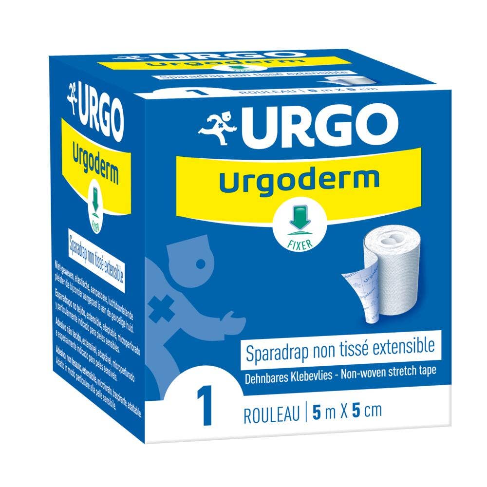 Urgo Urgoderm Non-woven stretch plaster 5m x 5cm Urgoderm x1 roll