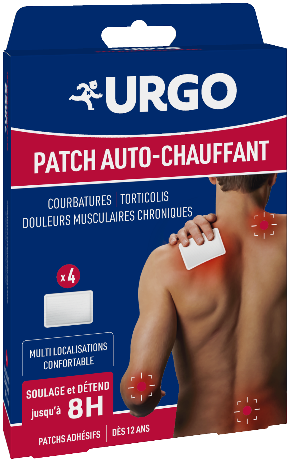 Urgo Self-Heating Patch 8h x4