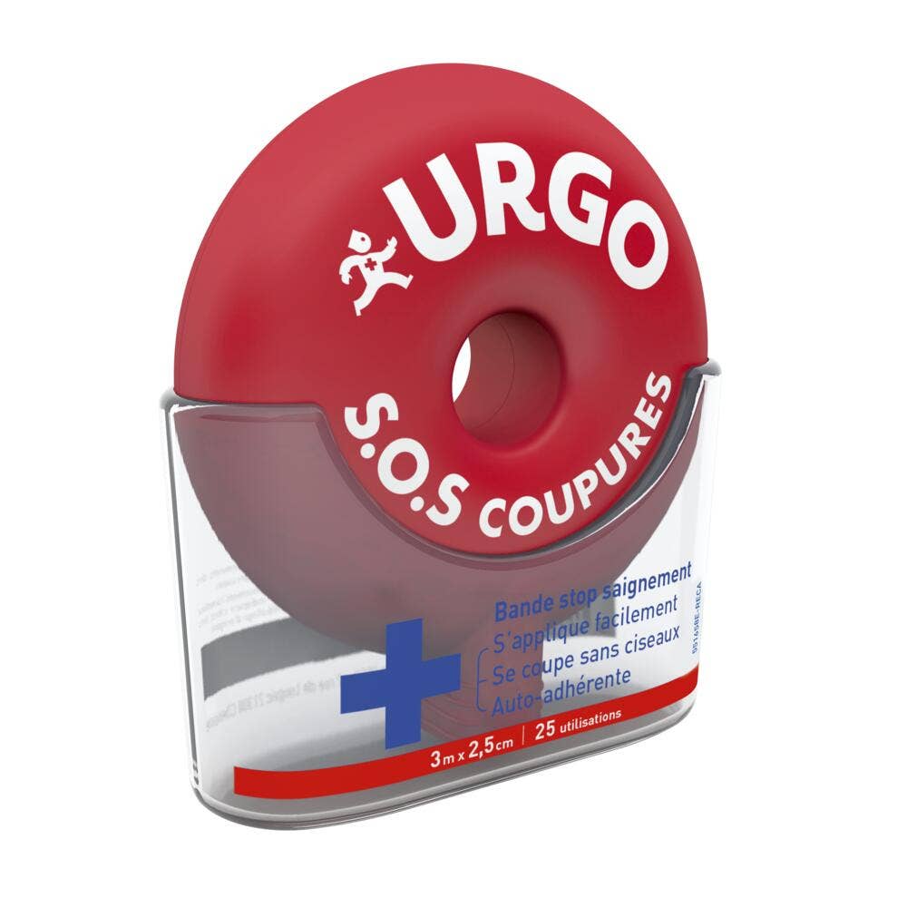 Urgo Sos Cuts Strip Stop Bleeding 3M x 2.5cm