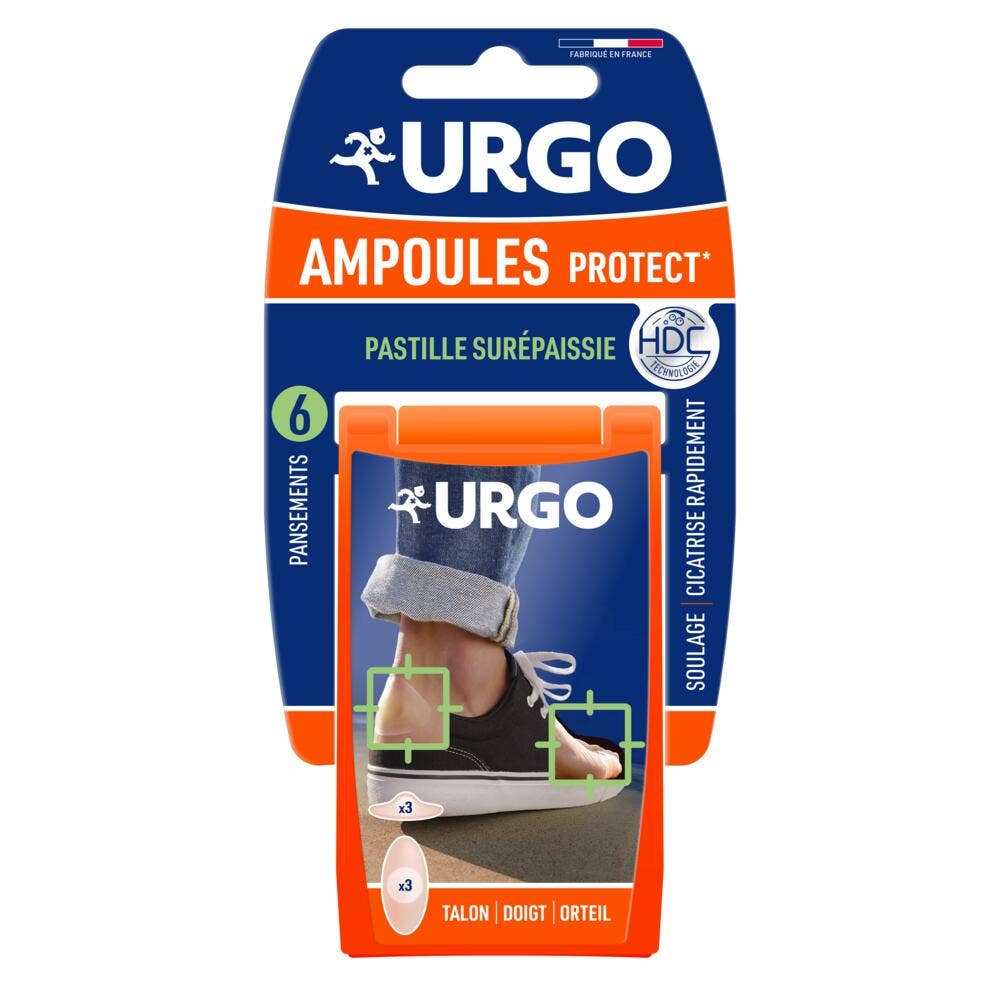 Urgo Blisters Assortment Heel And Thumb Strips x6