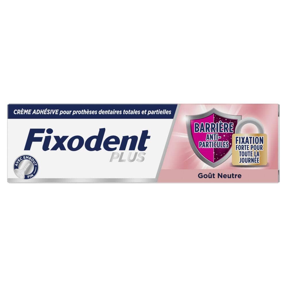 Fixodent Pro Plus Adhesive cream for full and partial dentures particle barrier 35 g