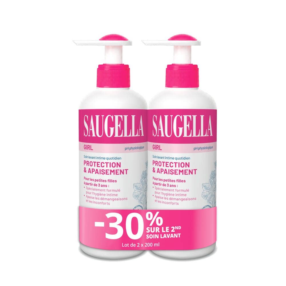 Saugella Girl Intimate Hygiene 2x200ml