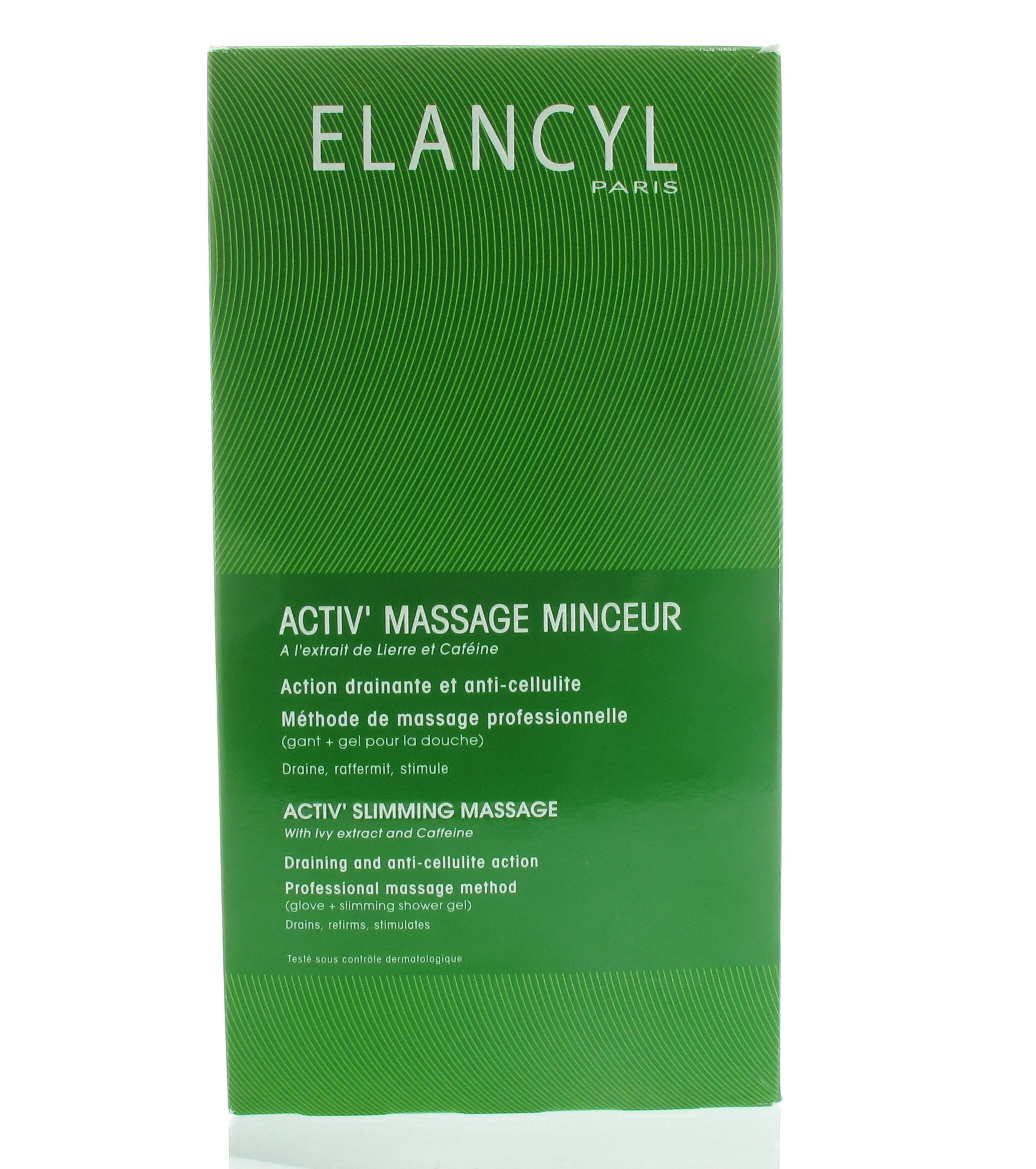 Elancyl Pack Activ Massage Slimming Glove + Shower Gel 200ml