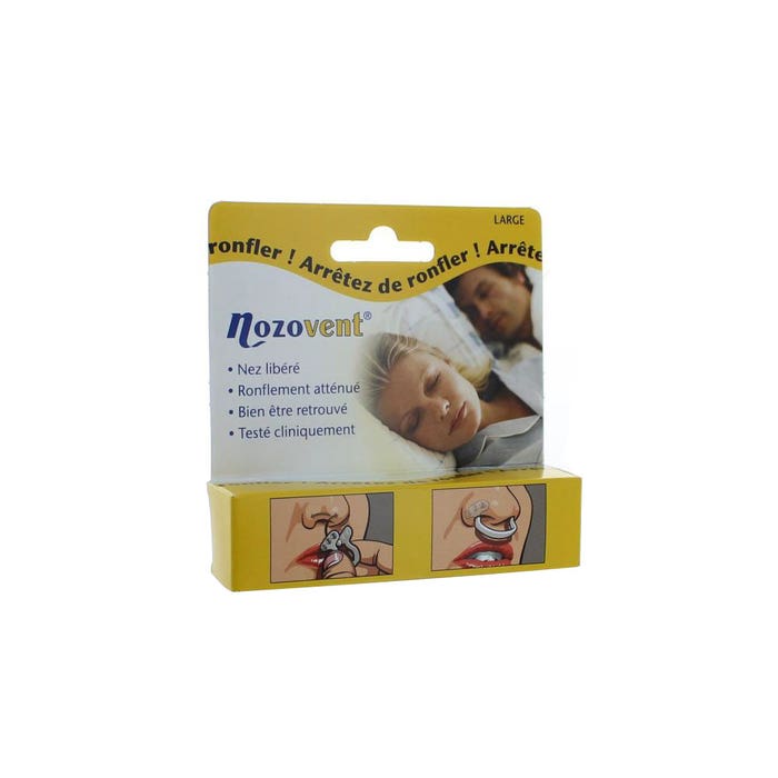 Nozovent Stop Snoring 2 Orthotic Devices – Large