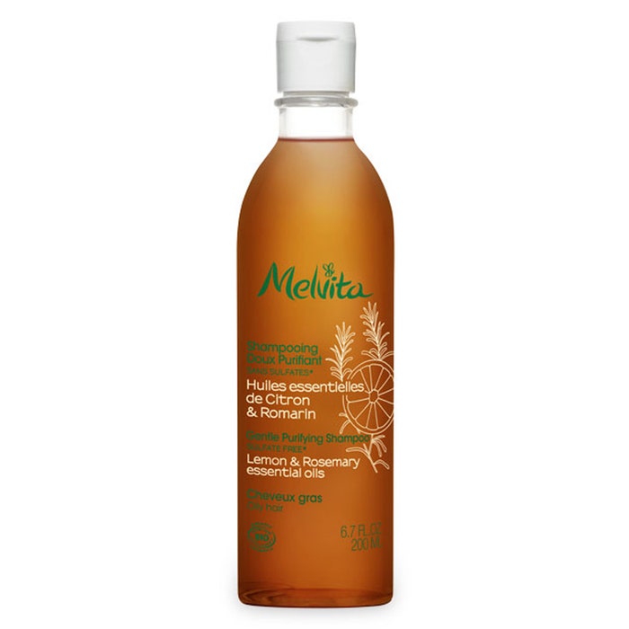 Gentle Purifying Shampoo Lemon & Rosemary Essential Oils 200ml Melvita