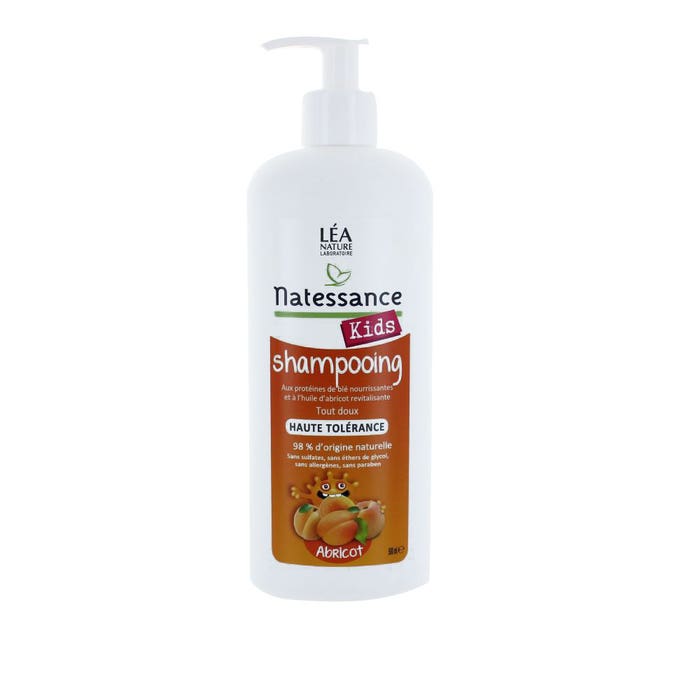 Shampoo With Apricot Oil 500 ml Kids Natessance