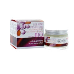 Dr. Theiss Naturwaren Le Sens Des Fleurs Organic Cosmetics With Bach Flowers Anti-Wrinkle Day And Night Cream 50ml