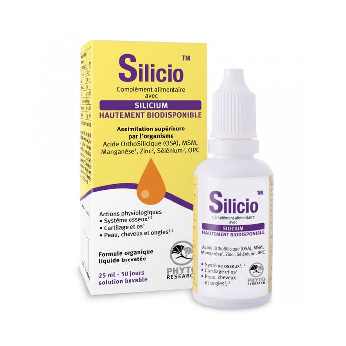 Silicio Drinkable Silicium 25 ml Phytoresearch