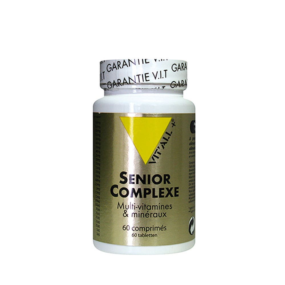 Vit'All+ Senior multivitamin & mineral complex 60 tablets