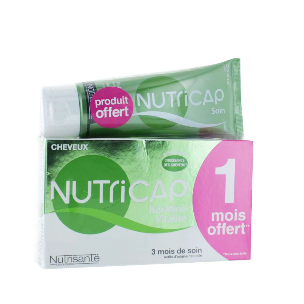 Nutrisante Nutricap Keratin Vitality 90 Caps + Free Haircare 100ml
