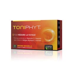 Sante Verte Toniphyt Vitamine C et Guarana Réduire la fatigue 30 tablets