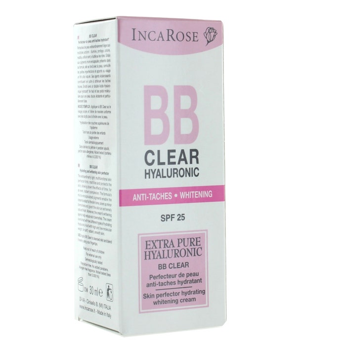 Bb Clear Hyaluronic Cream Medium Spf25 30ml Incarose