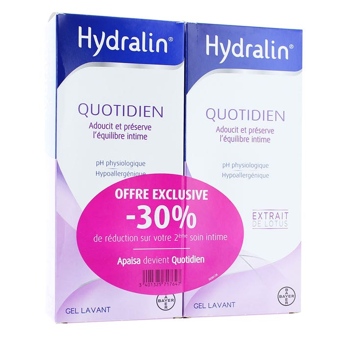 Hydralyn Hydralin Intimate Gel 2 X 400 ml - Easypara