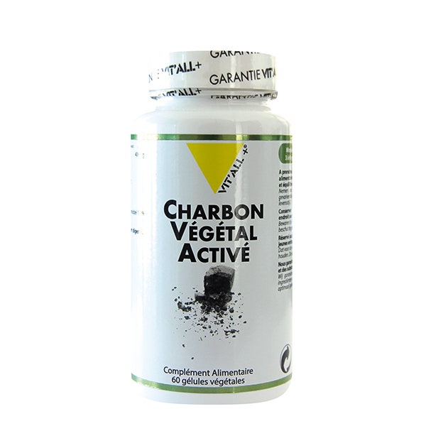 Vit'All+ Vegetable Charcoal Active 400mg 60 capsules