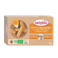Babybio Organic Boudoirs 6 Sachets / 4 120g