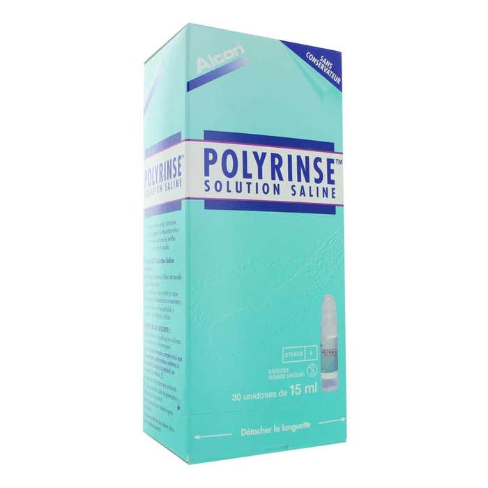 Polyrinse Sterile Solution 30 Doses Of 15ml Alcon