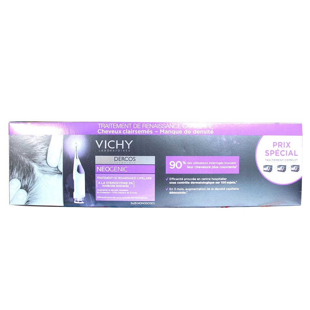 Vichy Dercos Neogenic 3 Month Treatment 3x28 Monodoses 6ml