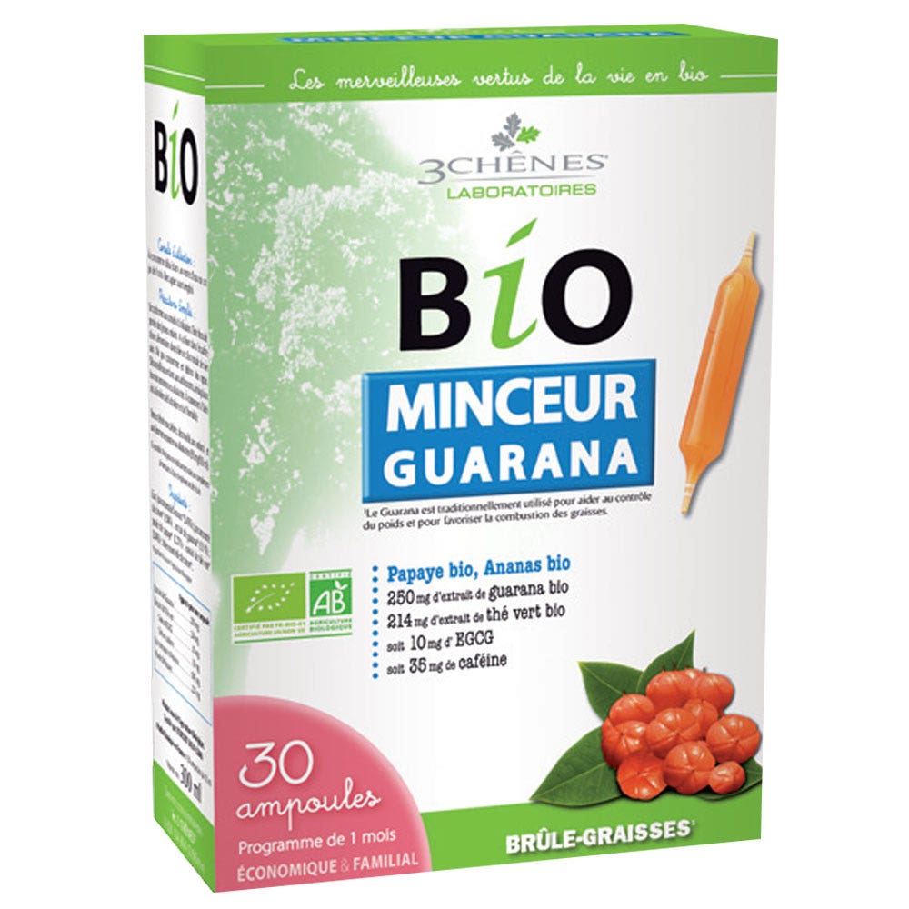 3 Chênes Slimness Guarana 30 Phials