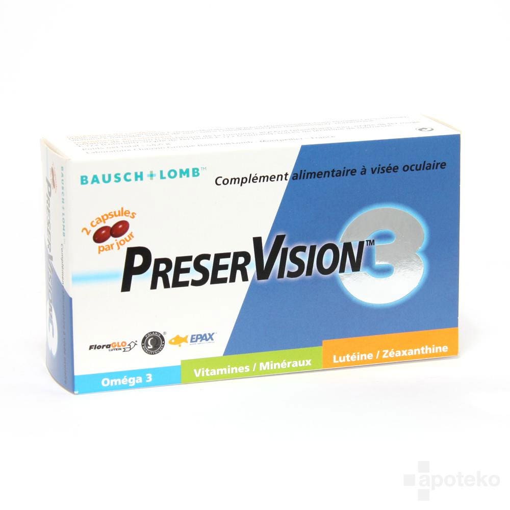 Bausch&Lomb Preservision Eye Targeting Solution 60 capsules