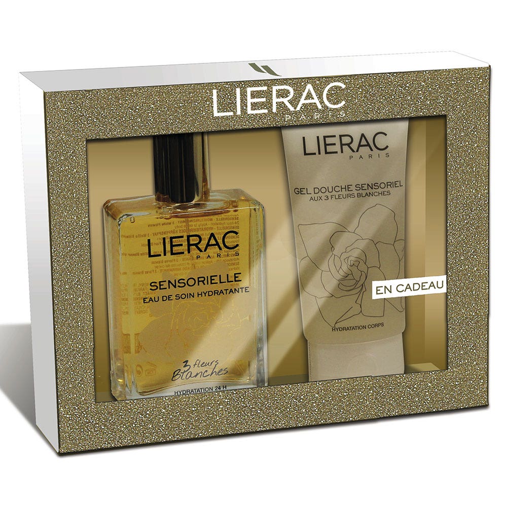 Lierac Set Sensory Water With 3 Flowers + Sensory Shower Gel Free