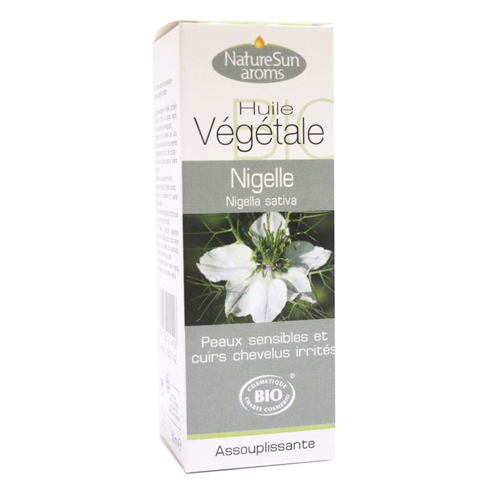 Organic Vegetable Oil Of Nigella 50ml Naturesun Aroms