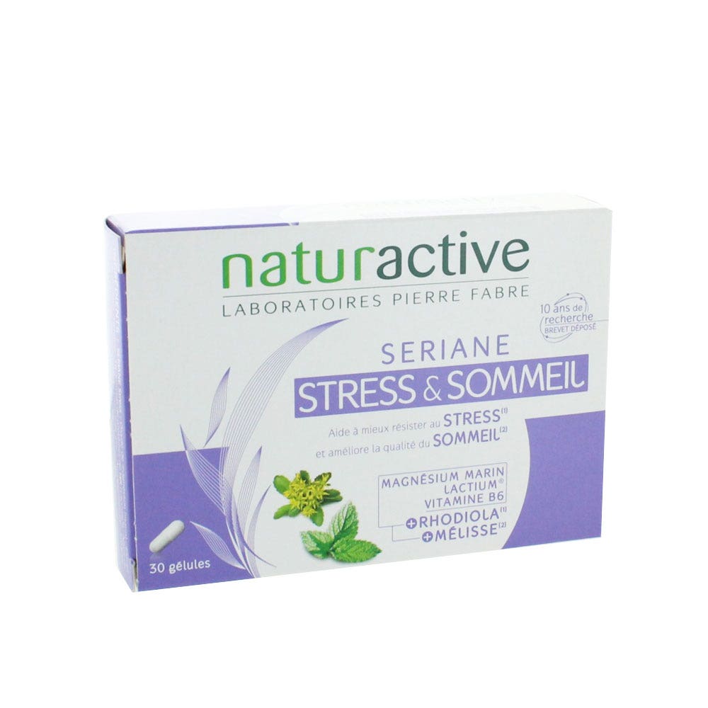 Naturactive Seriane Stress And Sleep X 30 Capsules