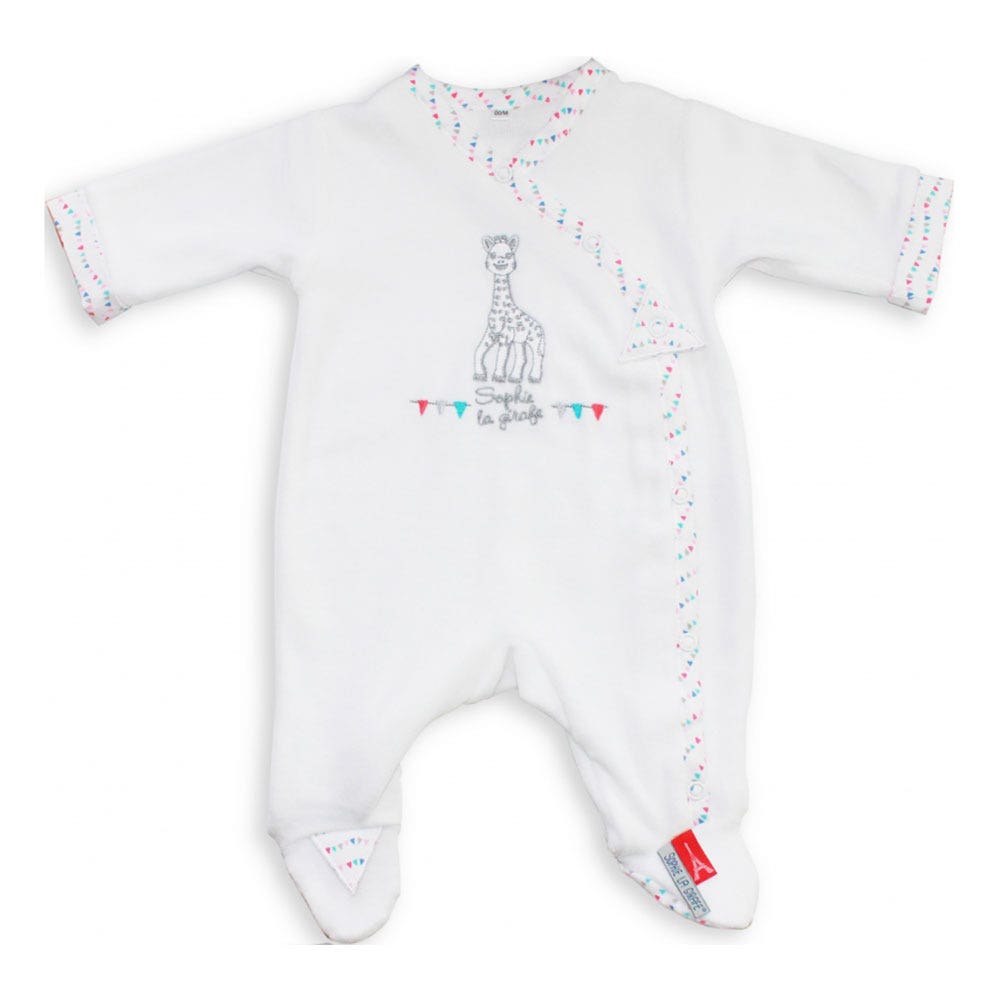 Mayo Parasol Mayoparasol Sophie La Girafe &quot;un Dimanche A Paris&quot; White Pyjamas + Starter Kit