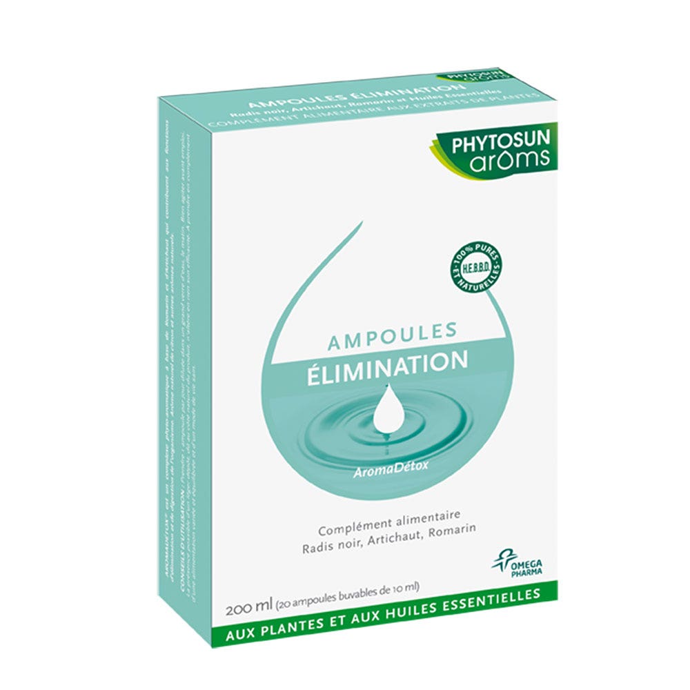Phytosun Aroms Elimination Aromadetox 20 Phials X10ml