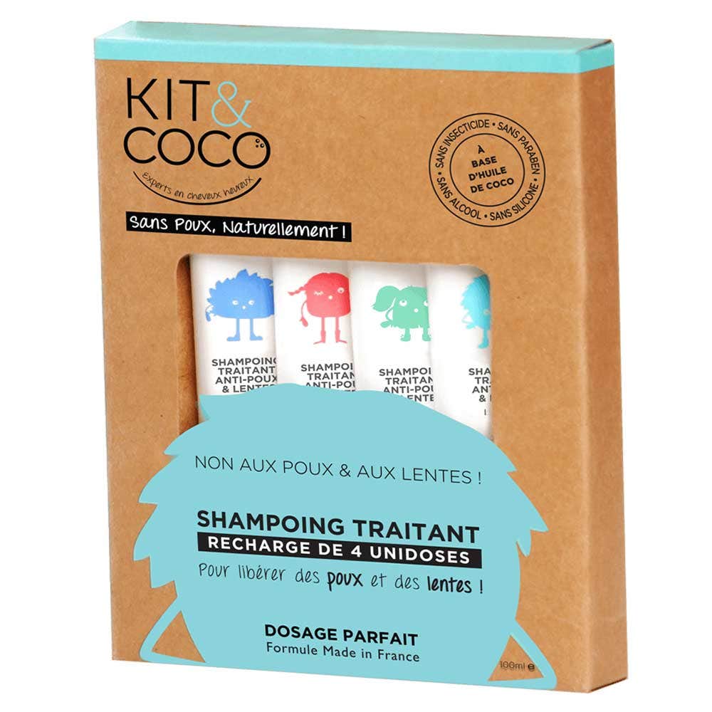 Kit&Coco Kit & Coco Anti Lice And Nits Shampoo 4 Unidoses / 25ml