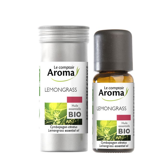 Organic Lemongrass Essential Oil 10ml Le Comptoir Aroma
