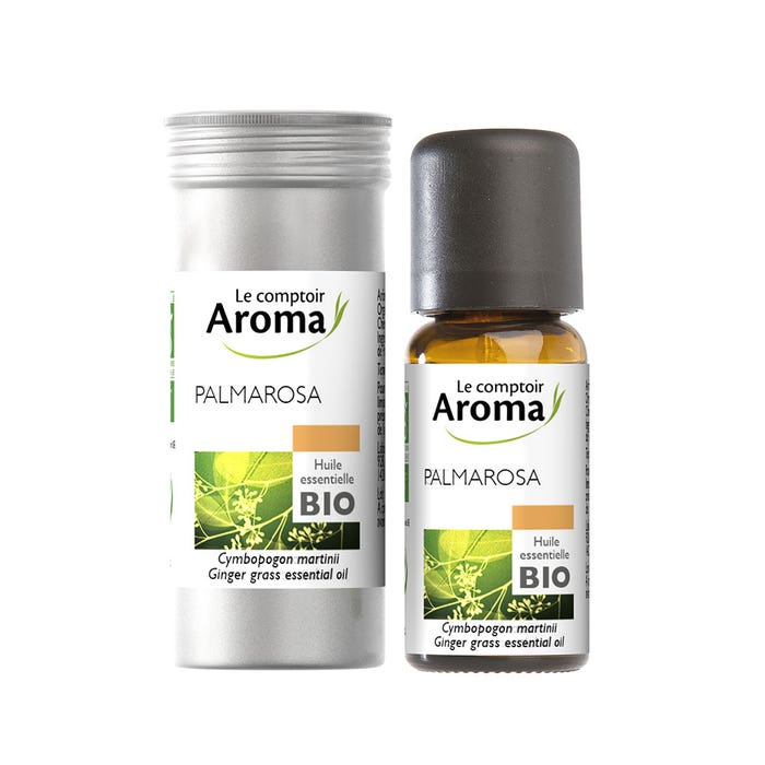 Organic Palmarosa Essential Oil 10ml Le Comptoir Aroma