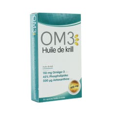 OM3 KRILL OIL 500 MG 30 capsules