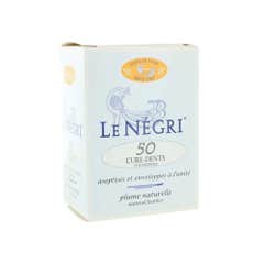 Le Negri Natural Feather Toothpicks Individually Packaged X50