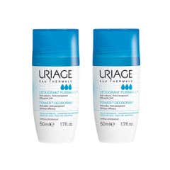 Uriage Hygiene Puissance 3 Deodorant Roll On Sensitive Skins 2x50ml